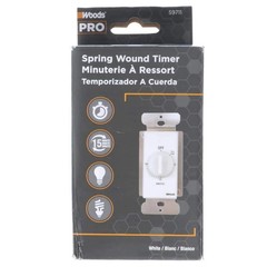 20 Amp 15 Minute Countdown Timer Switch In Wall Mechanical Spring Wound