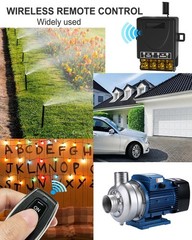 30A 12V Wireless Remote Control Switch Kit – Heavy Duty Relay with 2 Remotes,…