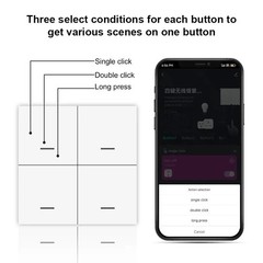 For Smart Switch for Home Automation 4 Gang 12 Scenes For Tuya Compatible