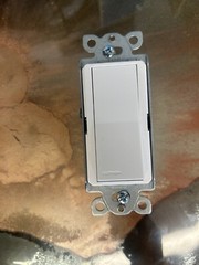 Lutron SC-1PS-SW, Satin Color 15A Single Pole Snow