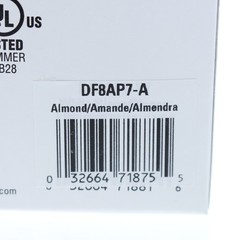 Cooper DF8AP7-A Almond 1-Pole/3-Way Preset Decorator Fluorescent Dimmer 8A 277V