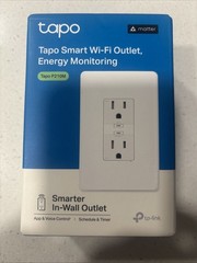 TP Link Tapo Smart Plug P 210 M Wi Fi in Wall Outlet Matter Compatible Energy M