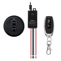 Meskliu 12v Wireless Switch,Mini Remote Control Switches,DC5V/12V/24V/48V/10A…