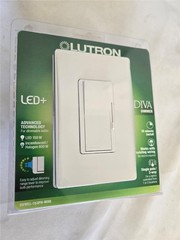 + Lutron LED+ Diva Dimmer 150W 120V 60Hz Incandescent 600W DVWCL-153PH-WHB