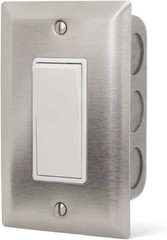 Infratech Single On/Off Switch, In-Wall Control for Indoor Use 14-4400