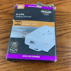 Prolink Add-On In-Line Sliding Dimmer Switch Linkable 54873 NIB