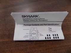 Lutron Skylark SF-103P-WH Single-Pole Preset Dimmer with On/Off Switch White