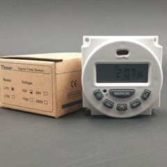 60*60*30 mm DISPLAY Plastic LCD Digital Timer Programmable Time Switch Plastic