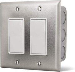 Infratech Dual On/Off Switch, In-Wall Control for Indoor Use 14-4405