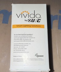 Vivido by URC VL-9534-MD-WH Z-Wave Master Dimmer No Neutral Wall Switch White