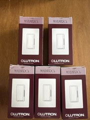 Lot Of 5 Lutron Maestro Dimmers 2 MA-600-LA 3 MA-R-LA **READ