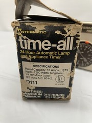 Intermatic Time All 24 hr automatic Appliance Timer
