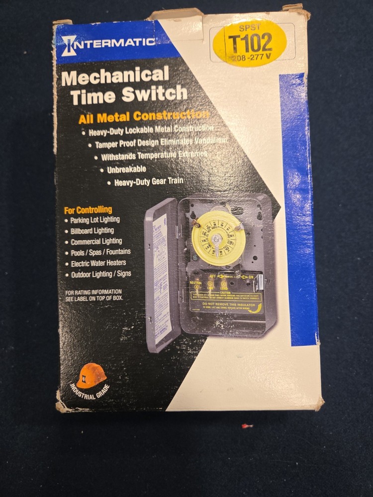 Intermatic T102 Mechanical Time Switch 40 AMP