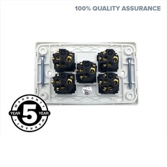 5 Gang Wall Light Switch Electrical 5G