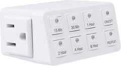 BN-LINK Indoor Countdown Timer with Repeat Function, Heavy Duty Accurate Compact