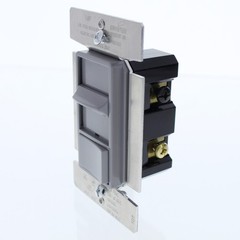 Cooper Gray Preset Magnetic LV Full Slide Dimmer 1-Pole 3-Way 120V 1000W SI10P