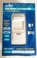 New!!! Leviton IP710-DLZ Illumatech Dimmer Switch For Led, Flourescent Ballasts