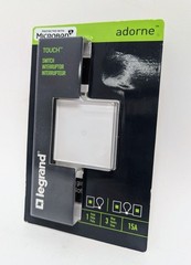 Legrand Adorne Touch Switch – 15A Single Pole 3-Way – White – ASTH1532W2