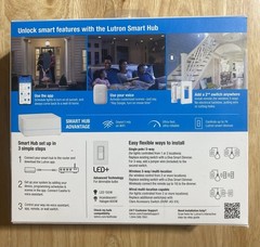 Lutron Caseta DIVA Dimmer Starter Kit W/Hub DVRF-BDG-1D WiFi / App