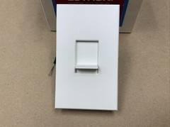 Lutron NT-600-WH Dimmer 600 Watts. Linear Slide SPST Switch. Free Shipping