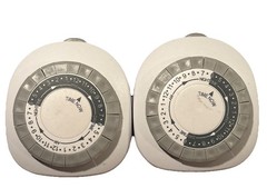 Lot Of 2 First Alert 24 Hour Lighting Timer Multiple Settings Easy Set TM220