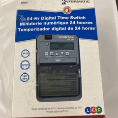 Intermatic DT101 24 Hour Digital Time Switch New