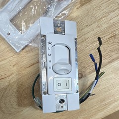 Chungear Industrial Fan & Light Control Switch WASFL04, 120V, White