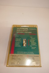 LUTRON Toggler Switch & Dimmer Single Wall Light Switch TG-600PH-IV NEW Ivory