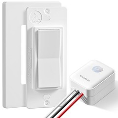 Wireless Light Switch Kit 15 AMP Decorator Rocker Wall Switch Remote Control