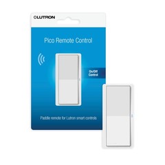 Lutron Paddle Pico Remote for Caseta Smart Dimmers/Switches, On/Off White