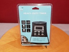 ECO PLUGS HEAVY-DUTY TIMER 3 GROUNDED OUTLETS 7DAY PROGRAMMABLE WEATHER RESISTAN