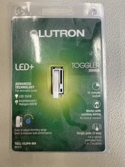 Lutron TGCL-153PH-IV Single Pole or 3-Way Dimmer CL Toggler Ivory