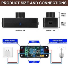 Adjustment Dimmer Switches Dimmer Light Switches for Dimmable Bulb Compatibility
