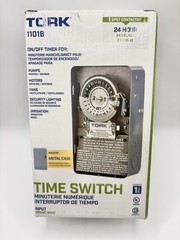 Time Switch 24-Hour, TORK 1101B Input 120VAC, 60HZ SPST Contacts New in Box