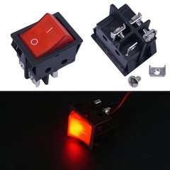 weideer Inline Cord Switch ON/Off 20A 250V/16A 125V Red Led Inline Power lamp…