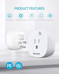 Wireless Remote Control Outlet Kit, 3 Outlets, 100ft Range, White