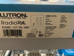 Lutron Radio RA RAMC-10T-RL-WH White home controller for lights lighting