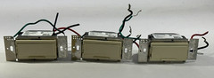 Lutron Homeworks HD-RD-LA, Dimmer, 120 V, Pre-Owned, Lot of 3-Light Almond
