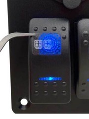 Rocker Switch Sticker for Circuit Panel Car Boat Dashboard Switch Control Decal