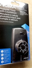 NOMA 24 Hour Outdoor Timer With PhotoCell NEW 125v For Holiday and Landscape