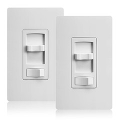 Dimmer Light Switch 2 Pack, On/Off Switch for LED, CFL Dimmable Bulbs, Incandesc