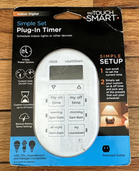 GE Mytouchsmart Indoor Plug-In Digital Timer – NEW