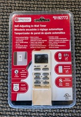 Utilitech Self-Adjusting In-Wall Timer #0192773 Free Shipping