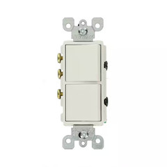 Decora 15 Amp 3-Way AC Combination Switch, White 5641-WS