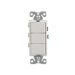 Eaton 7729W SP 15 Amp 120 Volt Decorator Switch White Commercial Light Control