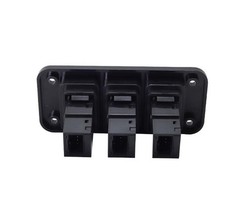 Universal 2/3/4-Gang Rocker Switch Panel Latching Push Button For Toyota Truck