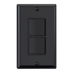 Decorator Double Rocker Light Switch Two Single Pole Electrical Paddle 1 Pack