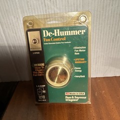 Pass & Seymour Ivory Rotary Ceiling Fan 3-Speed Control De-Hummer 1.5 Amp 94003