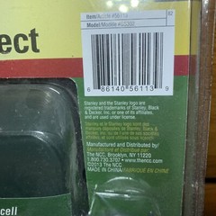 Stanley Outdoor Plug Bank 3 Outlets Auto Control Ground Stake Timer Rainproof