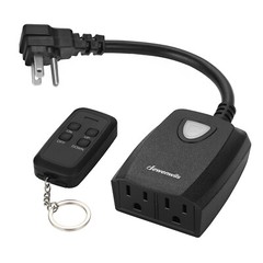 DEWENWILS Outdoor Dimmer for String Lights Plug in Remote Control Light Dimmer